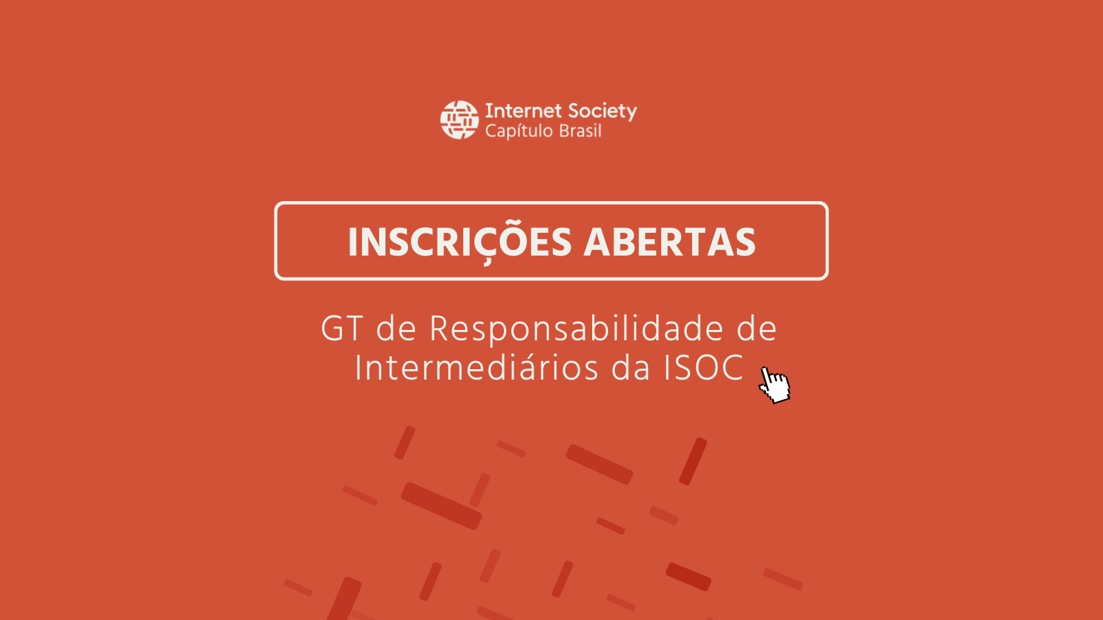 Inscrições abertas para o GT de Responsabilidade de Intermediários da ISOC